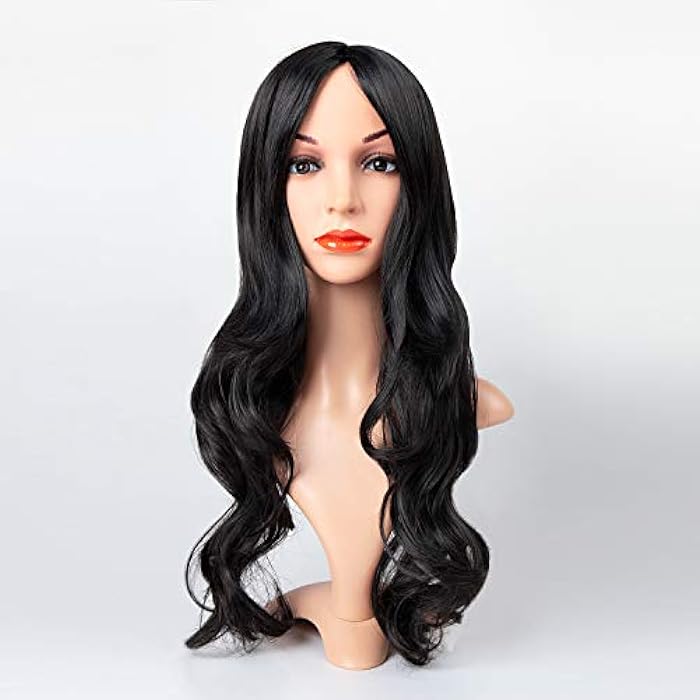 DILLARDS Lau-Daily Black Synthetic Wigs Wavy Long Wigs Black Curly Long Wigs For Women And Ladies - Image 5